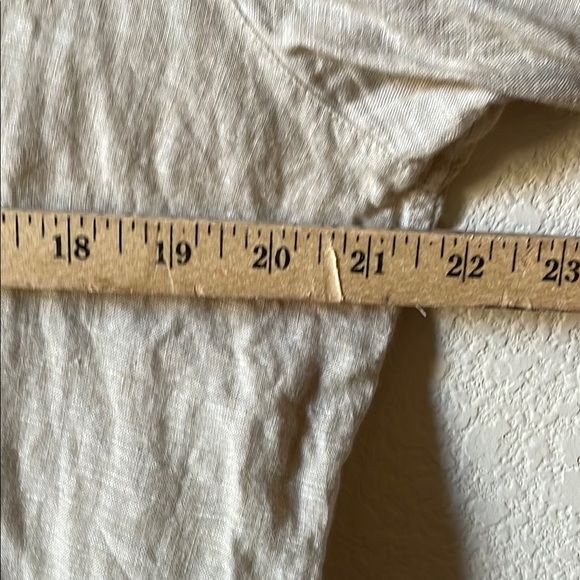 Beige Button-Up Blouse - Picture 5 of 7